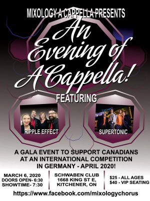Journey to Germany Fundraiser: An Evening of A Cappella